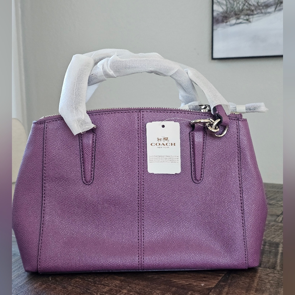Never Been Used Coach Purple Women's Bag - Picture 3 of 17